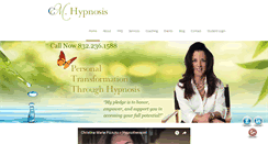 Desktop Screenshot of christinemariehypnosis.com